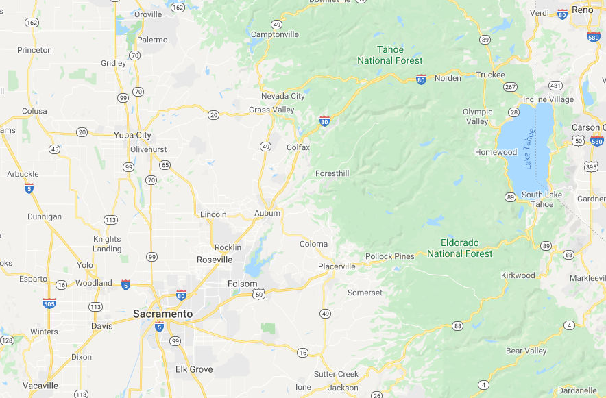 MAP | JSCS Inc Commercial Construction General Contractor in Auburn and Folsom CA